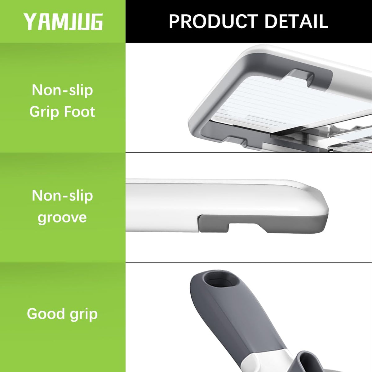Multi Handheld Mandoline Slicer - Adjustable Stainless Steel Blade