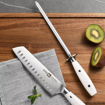 Stahl 19-Piece German Steel Kitchen Knife Block Set (Black) | Premium Knife Set, Long-Lasting Sharpness, Versatile Knife Choices, Space-Saving Block, Ideal For Food Prep & Large Gathering