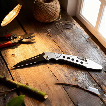 Professional Grafting Knife – Folding Pruning Knife for Gardening, Grafting & Budding | Sharp Stainless Steel Blade, Ergonomic Handle | Ideal for Fruit Trees, Roses & Plants