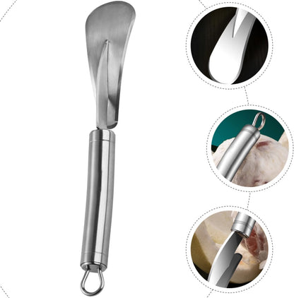 Pomelo Peeler Tool Multi-function Citrus Opener Serrated Edge 304 Stainless Steel Grapefruit Knife for Fruit Cutting Kitchen Gadget for Home Use