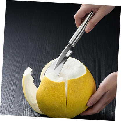 Pomelo Peeler Tool Multi-function Citrus Opener Serrated Edge 304 Stainless Steel Grapefruit Knife for Fruit Cutting Kitchen Gadget for Home Use