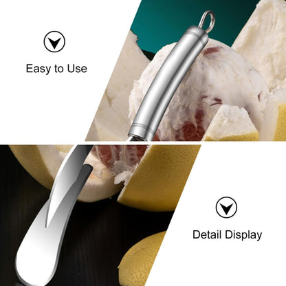 Pomelo Peeler Tool Multi-function Citrus Opener Serrated Edge 304 Stainless Steel Grapefruit Knife for Fruit Cutting Kitchen Gadget for Home Use