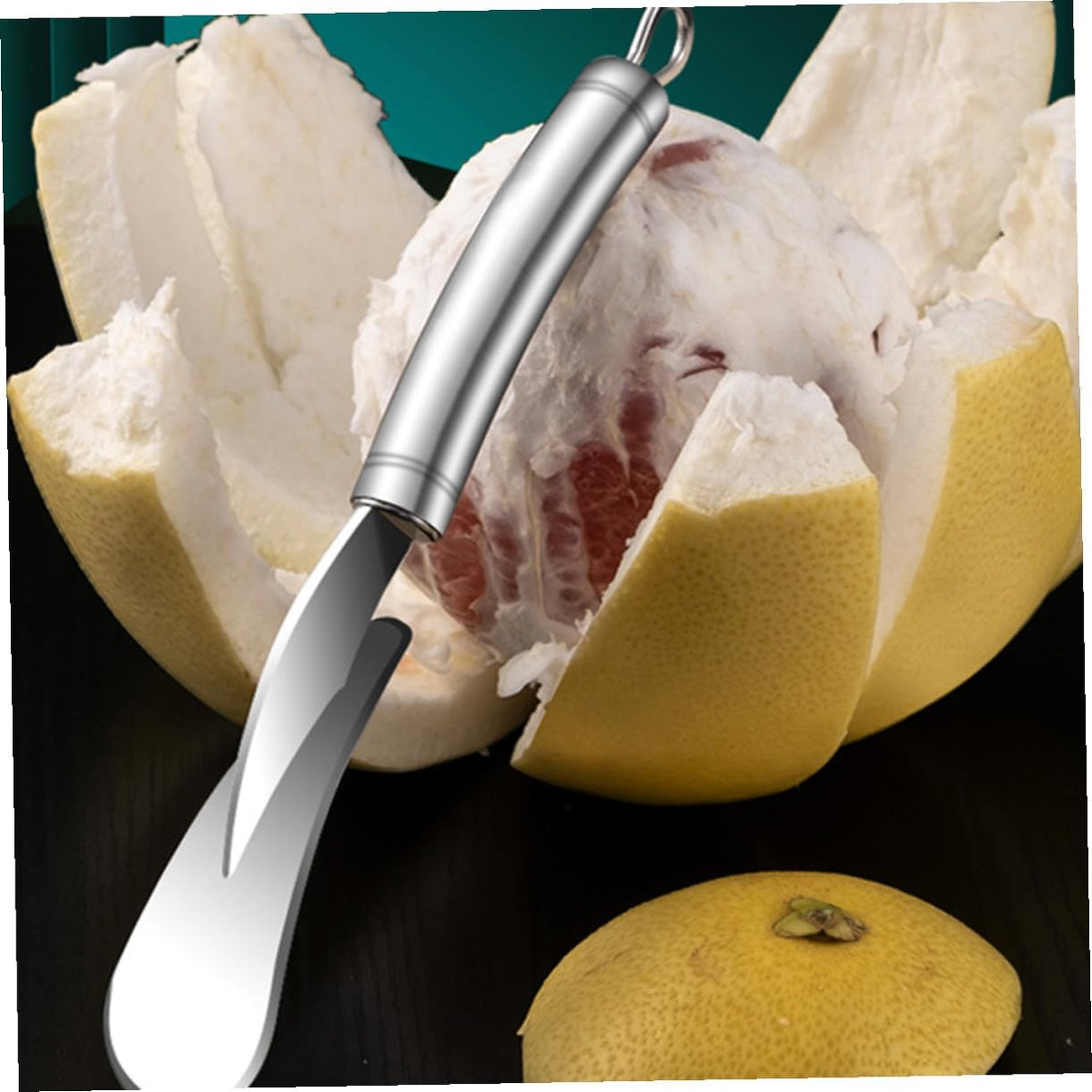 Pomelo Peeler Tool Multi-function Citrus Opener Serrated Edge 304 Stainless Steel Grapefruit Knife for Fruit Cutting Kitchen Gadget for Home Use