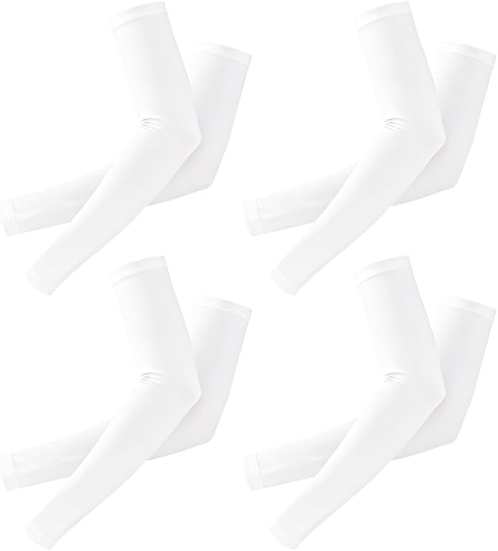 Arm Sleeves, Cooling UV Sun Protection Compression Sleeves for Men and Women, Basketball Cycling Arm Sleeves