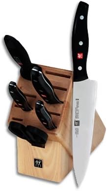 ZWILLING Twin Signature 11-Piece German Knife Set with Block, Razor-Sharp, Made in Company-Owned German Factory with Special Formula Steel perfected for almost 300 Years, Dishwasher Safe