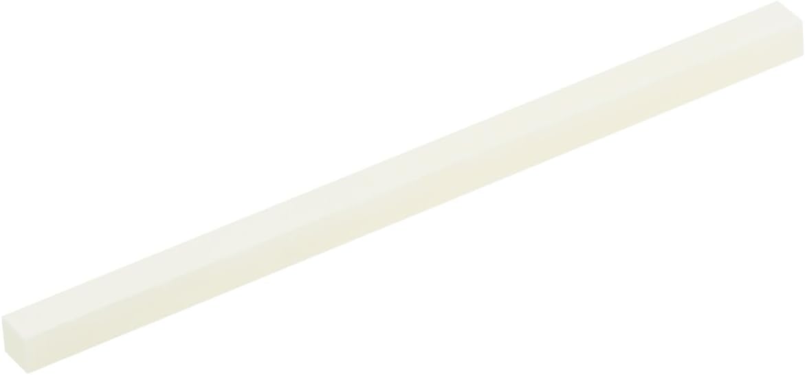 MECCANIXITY Corundum Ceramic Rod Solid Square Alumina 5x5x100mm Sharpening for Knives Scissors, Cream