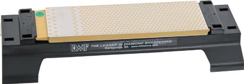 DMT WM8FC-WB DuoSharp Double-Sided Diamond Whetstone, Fine/Coarse (600/325) Diamond Sharpening Stone with Base, 8-Inch