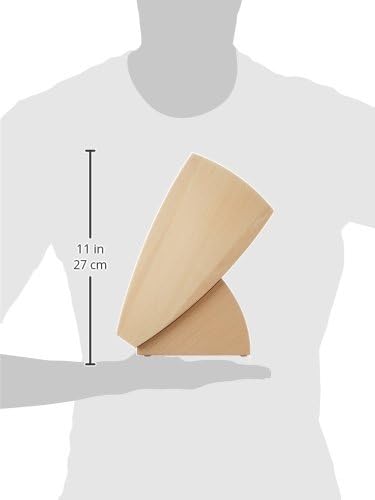 Fissler FIS7103 Beechwood Knife Block, Brown