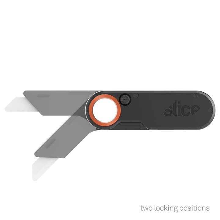 Slice Everyday Carry (EDC) Folding Knife | Heavy Duty Utility Knife | Modern Pocket Knife | Safe Ceramic Blade Lasting 11x Longer Than Metal | Compact and Convenient Box Cutter | 1 Pack