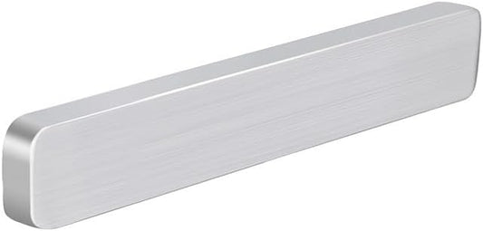 VJASS Magnetic Knife Holder for Wall, Premium 304 Stainless Steel Magnetic Knife Strip, No-Drill Heavy Duty Knife Bar & Utensil Organizer, Space-Saving Wall Mounted Knife Rack for Kitchen (16inch)