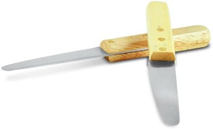 Winco - 7 1/2" Clam Knife, Shucker, Shellfish, Seafood Knife, SS, Set of 2