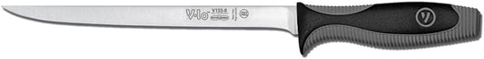 Dexter-Russell 29193 Fillet Knife, 8" V-LO Series, Dexsteel High-Carbon Blade, Soft Grip Handle, Individually Ground, NSF Certified, Perfect Cutlery Packaging, Made in USA