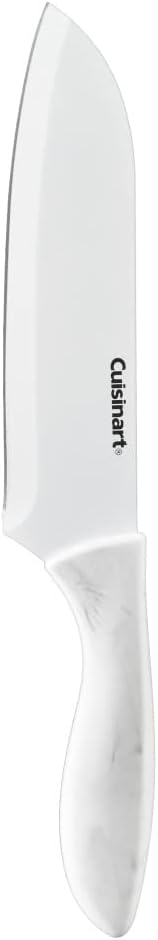 Cuisinart C55-10PCERM Ceramic Coated Knife Set with Blade Guard Sheaths (10- Piece Set) in Dark Pastels