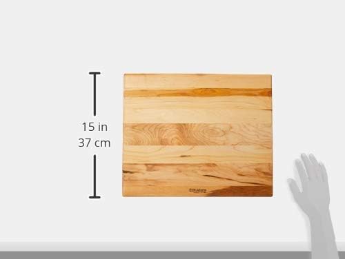 J.K. Adams 17-Inch-by-14-Inch Maple Wood Kitchen Basic Cutting Board