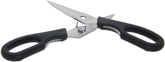 Prettyia Heavy Duty Stainless Steel Kitchen Shears, Take-Apart Multi Purpose Kitchen Scissors