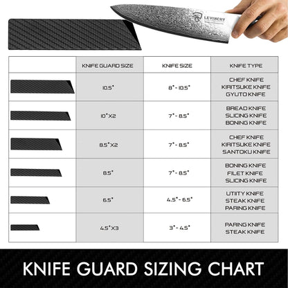 10-Piece Kitchen Knife Edge Guard Set Anti-Slip BPA-Free