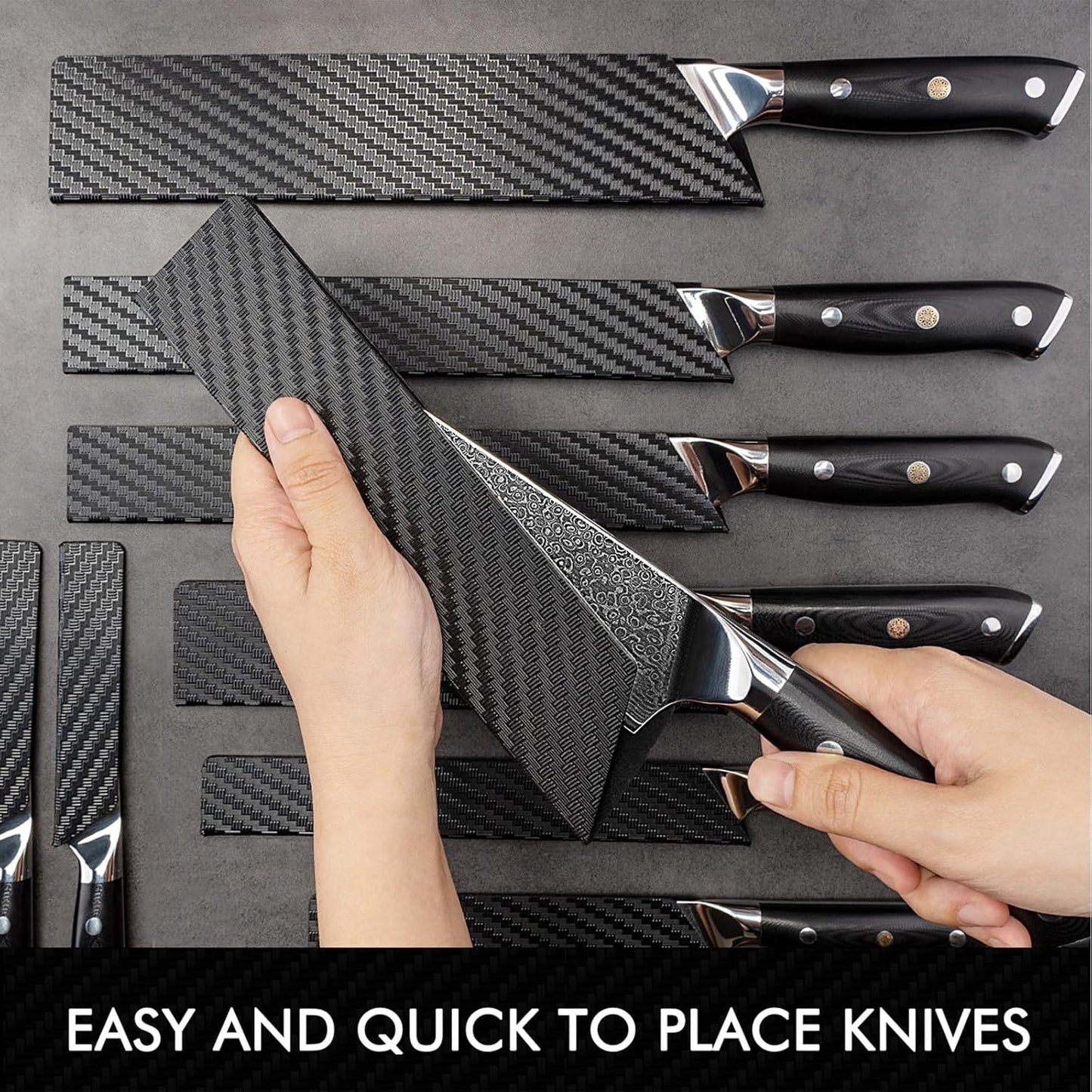 10-Piece Kitchen Knife Edge Guard Set Anti-Slip BPA-Free