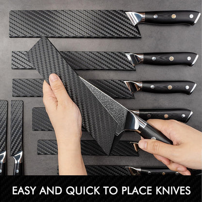 10-Piece Kitchen Knife Edge Guard Set Anti-Slip BPA-Free