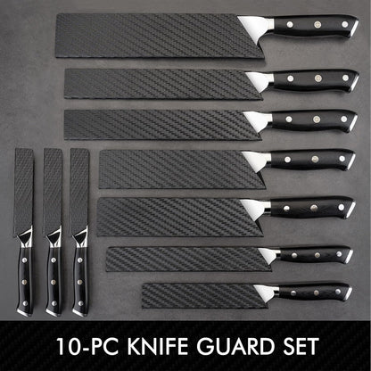 10-Piece Kitchen Knife Edge Guard Set Anti-Slip BPA-Free