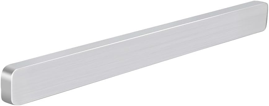 VJASS Magnetic Knife Holder for Wall, Premium 304 Stainless Steel Magnetic Knife Strip, No-Drill Heavy Duty Knife Bar & Utensil Organizer, Space-Saving Wall Mounted Knife Rack for Kitchen (16inch)