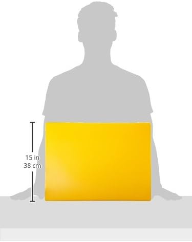 Winco Heavy-Duty Plastic Cutting Board, 12" x 18" x 3/4", White