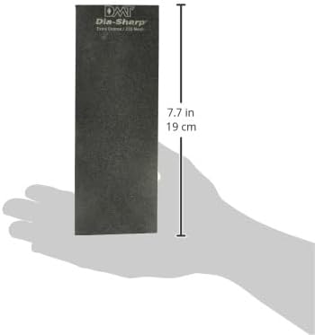 DMT DMTD8ME/EE Dia-Sharp Bench Stone Diamond Knife Sharpener, Medium X-Fine/XX-Fine Grit (4000/8000), Non-Slip Diamond Sharpening Stone for Blades & Tools, 8" x 3" x 0.38"