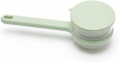 Peeling Knife with Storage Box – 2025 New Vegetable Peeler with Container, Multi-Function Fruit & Veggie Peeling Knife with Catcher for Kids & Adults, Safe Kitchen Peeler Set (Bean green)