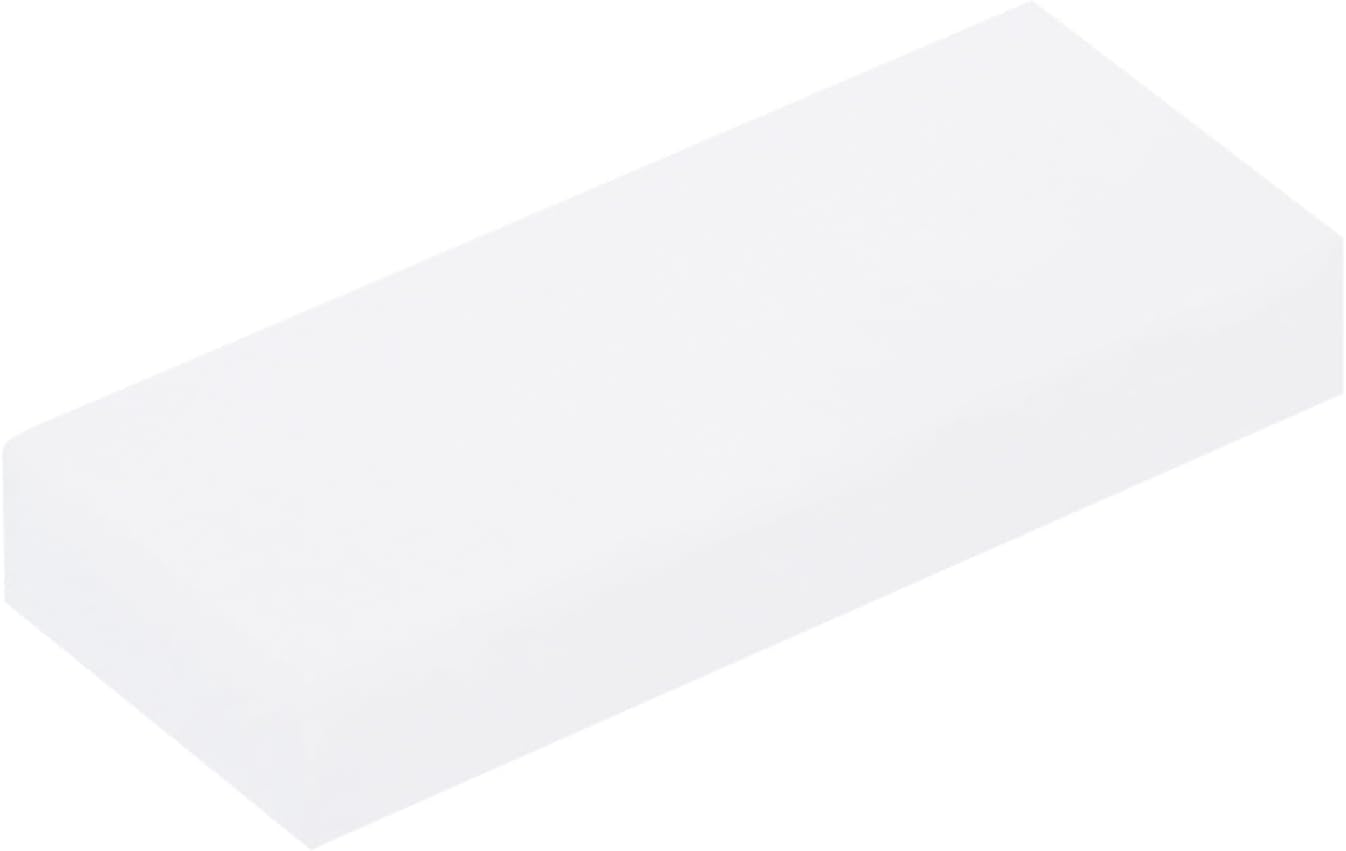 MECCANIXITY Corundum Ceramic Rod Solid Square Alumina 5x5x100mm Sharpening for Knives Scissors, Cream