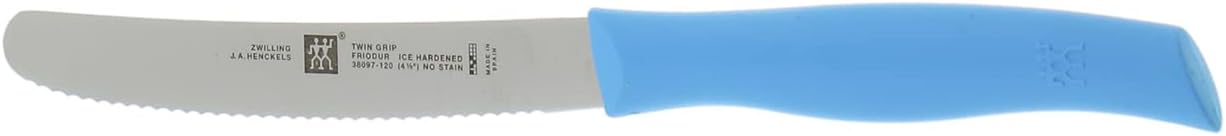 ZWILLING TWIN Grip 4.5-inch Serrated Utility Knife - Red