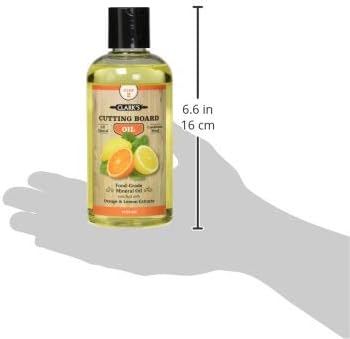 CLARK'S Cutting Board Oil - Coconut Extract Oil for Cutting Board - Made with Fractionated Coconut Oil for Kitchen Countertops, Butcher Blocks, Wooden Bowls and Utensils