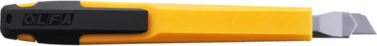 OLFA 9mm Slide Lock Utility Knife (A-1) - Multi-Purpose Retractable Precision Knife w/ Snap-Off Blade, Replacement Blades: Any OLFA 9mm Blade