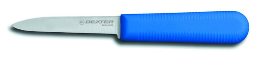 Dexter Russell S104R-PCP Sani-Safe 15303R Cook’s Paring Knife, 3-1/4" High Carbon Stain-Free Steel Blade, Non-Slip Red Polypropylene Handle, Spear Point Small Utility Knife, 24 Pack, NSF, Made in USA