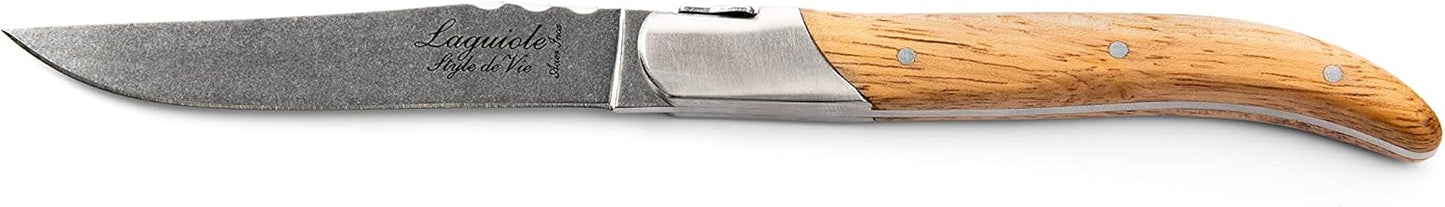 Steak Knives Luxury Line, Set of 6, Wenge Wood, Black