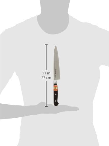 Kawamura Cutlery AKK5401 Sakai Kikumori Petty Knife, 4.7 inches (12 cm), With Base, Japanese Steel, Japan