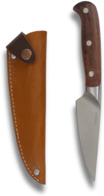 Barebones No. 7 Nakiri Knife - 7-Inch German-Grade Blade - Chopping Perfect for Vegetables - Versatile Chef Knife - Everyday Kitchen Essentials