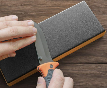 Leather Strop for Knife Sharpening | Double Sided Knife Strop with Premium Stropping Compound for Kitchen, Hunting & Pocket Knives, Tools & Chisels