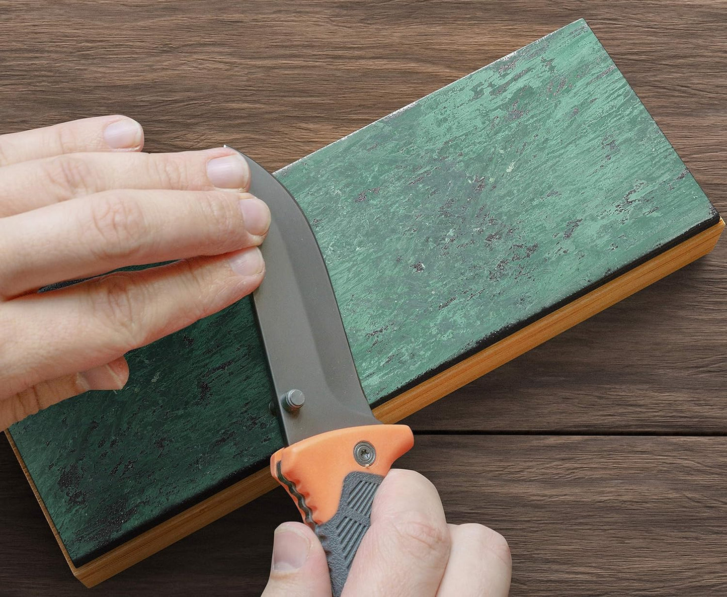 Leather Strop for Knife Sharpening | Double Sided Knife Strop with Premium Stropping Compound for Kitchen, Hunting & Pocket Knives, Tools & Chisels
