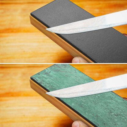 Leather Strop for Knife Sharpening | Double Sided Knife Strop with Premium Stropping Compound for Kitchen, Hunting & Pocket Knives, Tools & Chisels