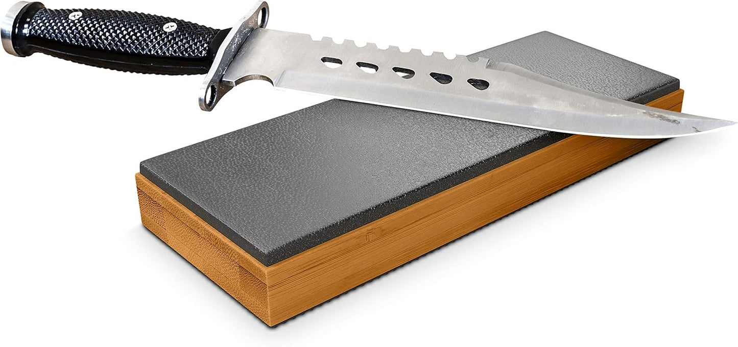 Leather Strop for Knife Sharpening | Double Sided Knife Strop with Premium Stropping Compound for Kitchen, Hunting & Pocket Knives, Tools & Chisels