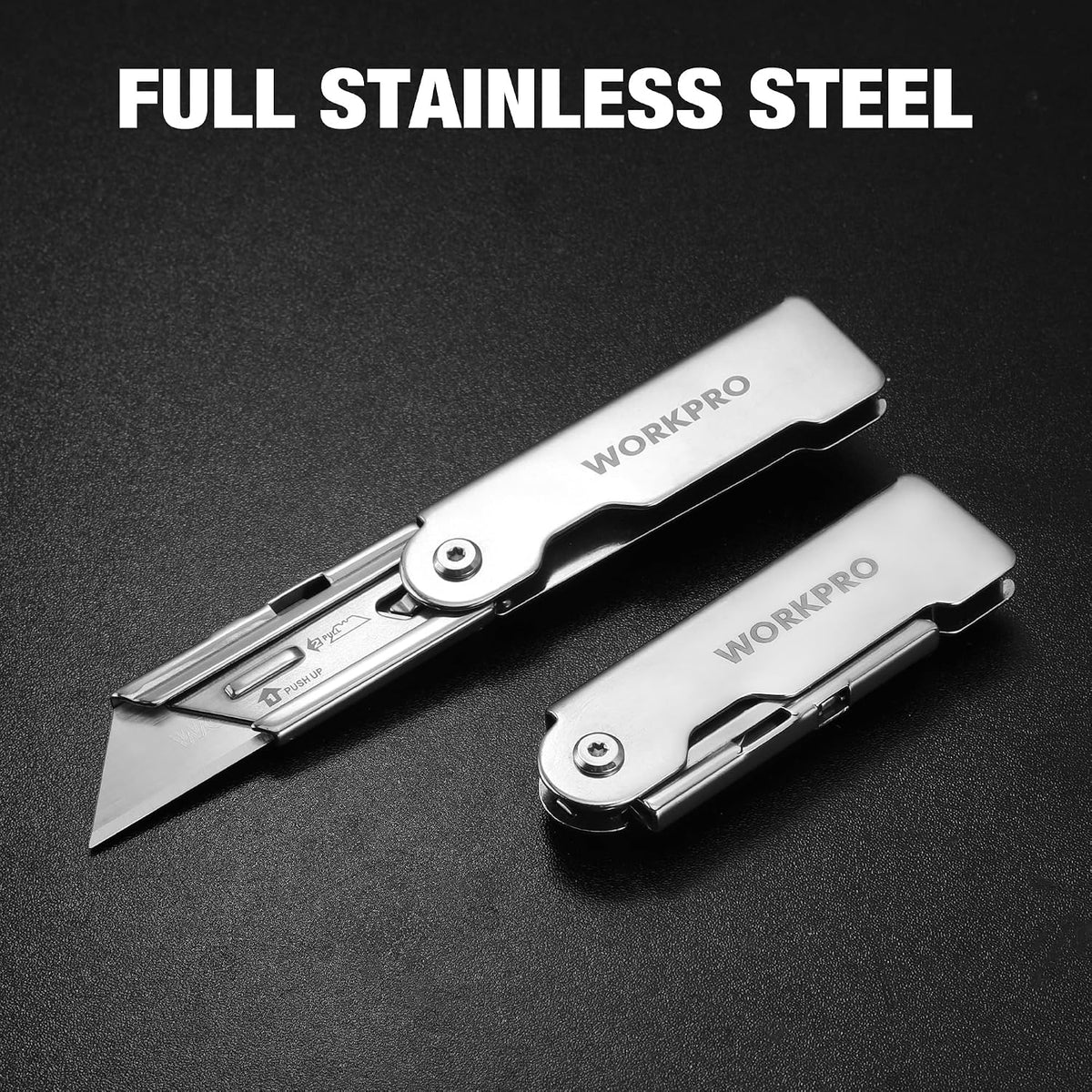 3PCS Quick Change Folding Pocket Utility Knife Set with Belt Clip