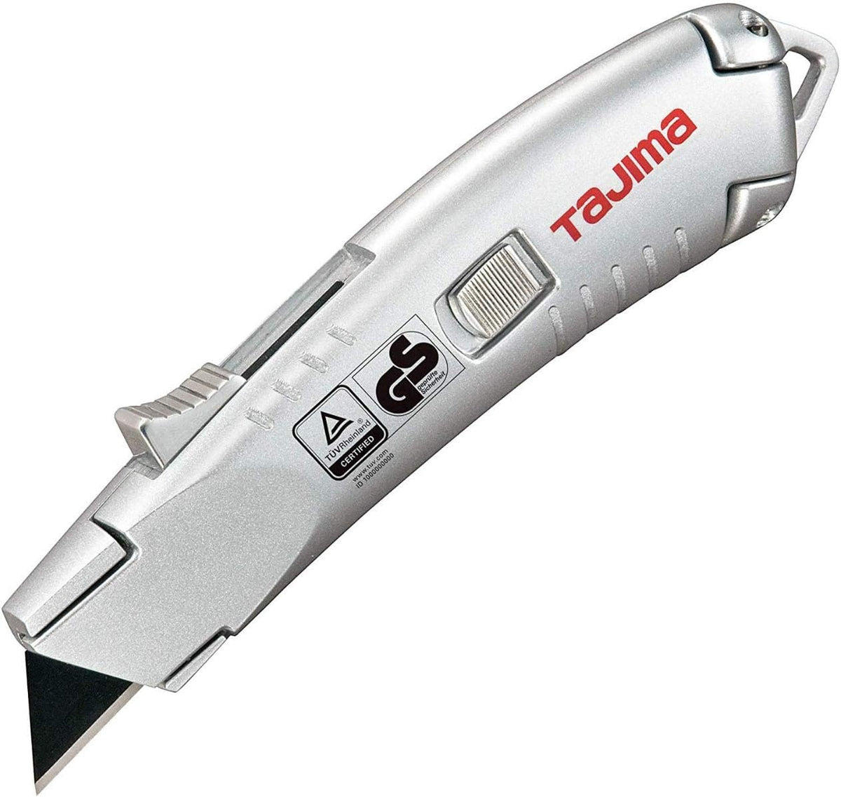 TAJIMA Utility Knife, VR-Safety Knife Box Cutter, Silver