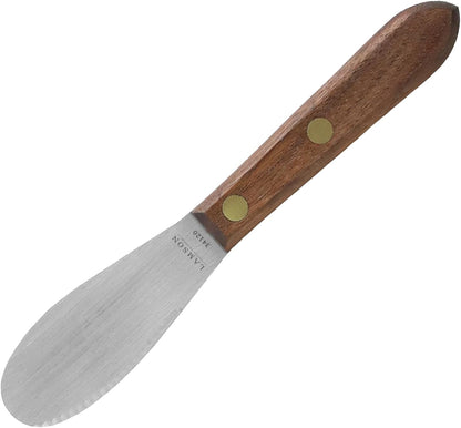 Lamson 3" Sandwich Spreader, Wave Edge with Walnut/POM Handle (Black) (Walnut)