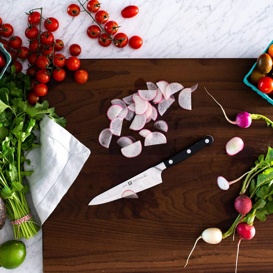 Pro 5.5-inch Razor-Sharp German Prep Knife, Made in Company-Owned German Factory with Special Formula Steel perfected for almost 300 Years, Dishwasher Safe
