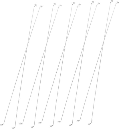 20Pcs Cheese Slicer Wire Replacement 5.51 in Stainless Steel Cheese Cutter Wire Replacement Wires for Cutters for Cutter for Slicing Ham and Butter in Home Kitchen