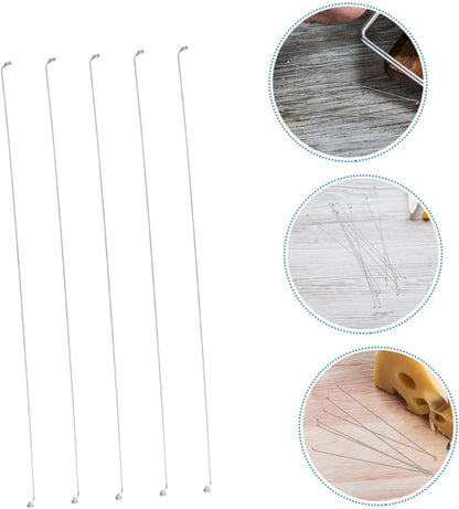 20Pcs Cheese Slicer Wire Replacement 5.51 in Stainless Steel Cheese Cutter Wire Replacement Wires for Cutters for Cutter for Slicing Ham and Butter in Home Kitchen