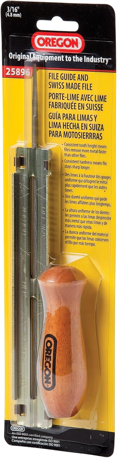 25896 3/16 inch Chainsaw File Guide with File