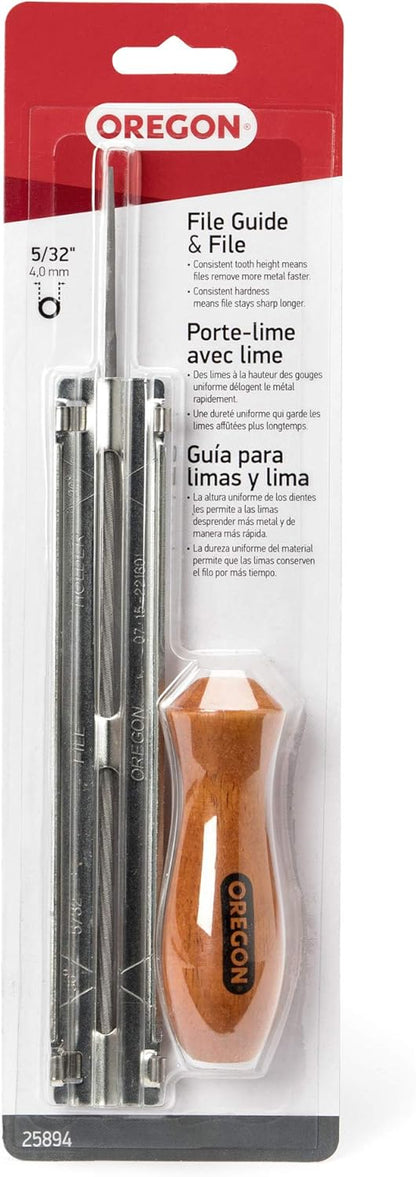 25896 3/16 inch Chainsaw File Guide with File