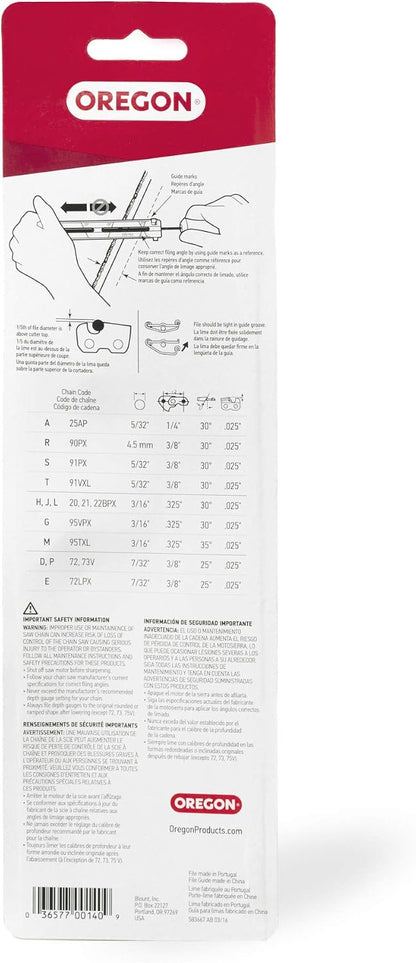 25896 3/16 inch Chainsaw File Guide with File
