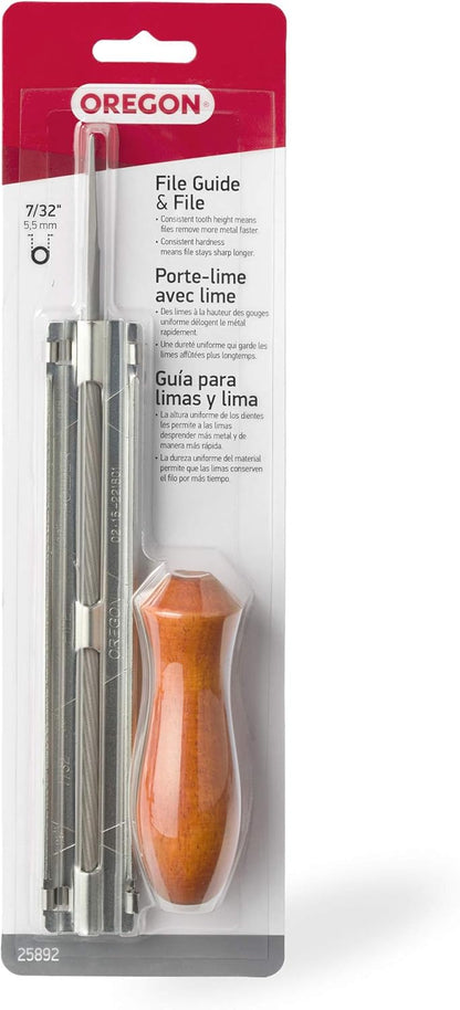 25896 3/16 inch Chainsaw File Guide with File