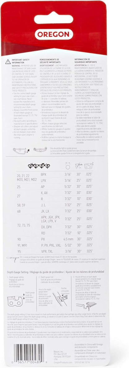 25896 3/16 inch Chainsaw File Guide with File